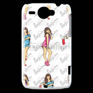 Coque HTC Wildfire G8 Illustration fashion girl 2