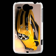 Coque HTC Wildfire G8 Belle voiture jaune et noire