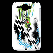 Coque HTC Wildfire G8 Course de voiture rétro