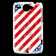 Coque HTC Wildfire G8 USA texture vintage