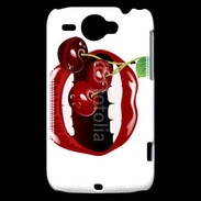 Coque HTC Wildfire G8 Cerise et bouche