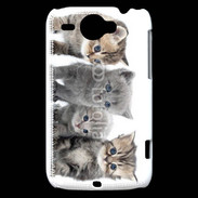 Coque HTC Wildfire G8 Groupe de chatons