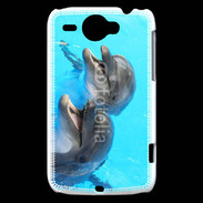 Coque HTC Wildfire G8 Duo de dauphins