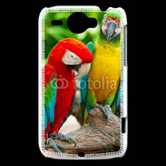 Coque HTC Wildfire G8 Couple de perroquets