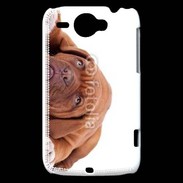 Coque HTC Wildfire G8 Mastiff marron