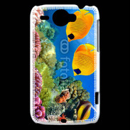Coque HTC Wildfire G8 Poisson jaune