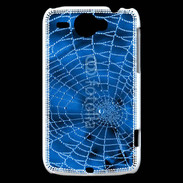Coque HTC Wildfire G8 Toile d'araignée bleue