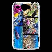 Coque HTC Wildfire G8 Poissons et coraux 5