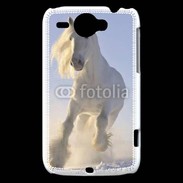 Coque HTC Wildfire G8 Cheval blanc dans la neige