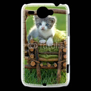 Coque HTC Wildfire G8 Panier de chatton