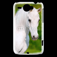 Coque HTC Wildfire G8 Portrait cheval blanc 10