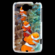 Coque HTC Wildfire G8 Trio de poisson clown