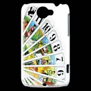 Coque HTC Wildfire G8 Cartes de tarot sur fond blanc