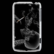 Coque HTC Wildfire G8 Squelette fumeur