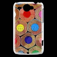 Coque HTC Wildfire G8 Art crayon de couleur