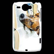 Coque HTC Wildfire G8 Chien littéraire