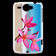Coque HTC Wildfire G8 Fleurs à la plage