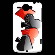 Coque HTC Wildfire G8 Carte à jouer 