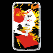 Coque HTC Wildfire G8 Cartes et feu