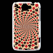 Coque HTC Wildfire G8 Spirale symboles de carte