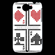 Coque HTC Wildfire G8 Pixel card