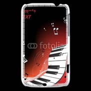 Coque HTC Wildfire G8 Abstract piano 2