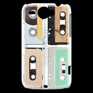 Coque HTC Wildfire G8 Music audio tape vintage