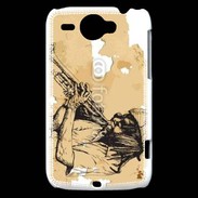 Coque HTC Wildfire G8 Illustration trompettiste 