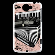 Coque HTC Wildfire G8 Illustration accordéon 1
