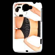 Coque HTC Wildfire G8 Football féminin