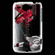 Coque HTC Wildfire G8 Gardien de Hockey sur glace