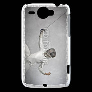Coque HTC Wildfire G8 Escrime noir et blanc