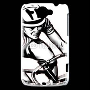 Coque HTC Wildfire G8 Dessin de cycliste