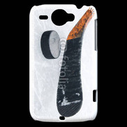 Coque HTC Wildfire G8 Crosse et palet de Hockey sur glace