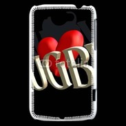 Coque HTC Wildfire G8 J'aime le rugby 2