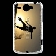 Coque HTC Wildfire G8 beach soccer couché du soleil