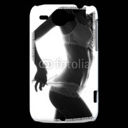 Coque HTC Wildfire G8 Lingerie noir et blanc