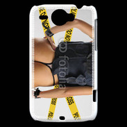Coque HTC Wildfire G8 Enquête de police sexy