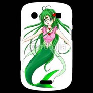 Coque Blackberry Bold 9900 Fille manga verte