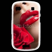 Coque Blackberry Bold 9900 Bouche et rose glamour