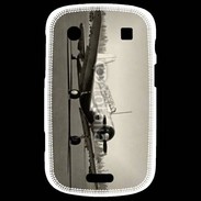 Coque Blackberry Bold 9900 Avion T6 noir et blanc