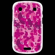 Coque Blackberry Bold 9900 Papillon rose