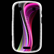 Coque Blackberry Bold 9900 Abstract multicolor sur fond noir