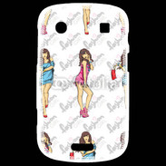 Coque Blackberry Bold 9900 Illustration fashion girl 2