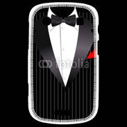 Coque Blackberry Bold 9900 Illustration smoking noir rayé