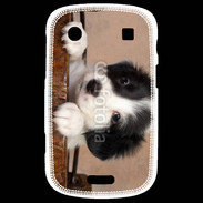 Coque Blackberry Bold 9900 Chiot blanc et noir 2