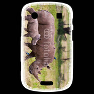 Coque Blackberry Bold 9900 Rhinocéros et son petit