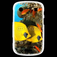 Coque Blackberry Bold 9900 Poissons exotiques jaune 5