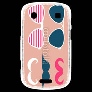 Coque Blackberry Bold 9900 Moustache et lunettes 5