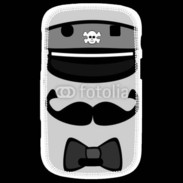Coque Blackberry Bold 9900 Moustache et casquette tête de mort